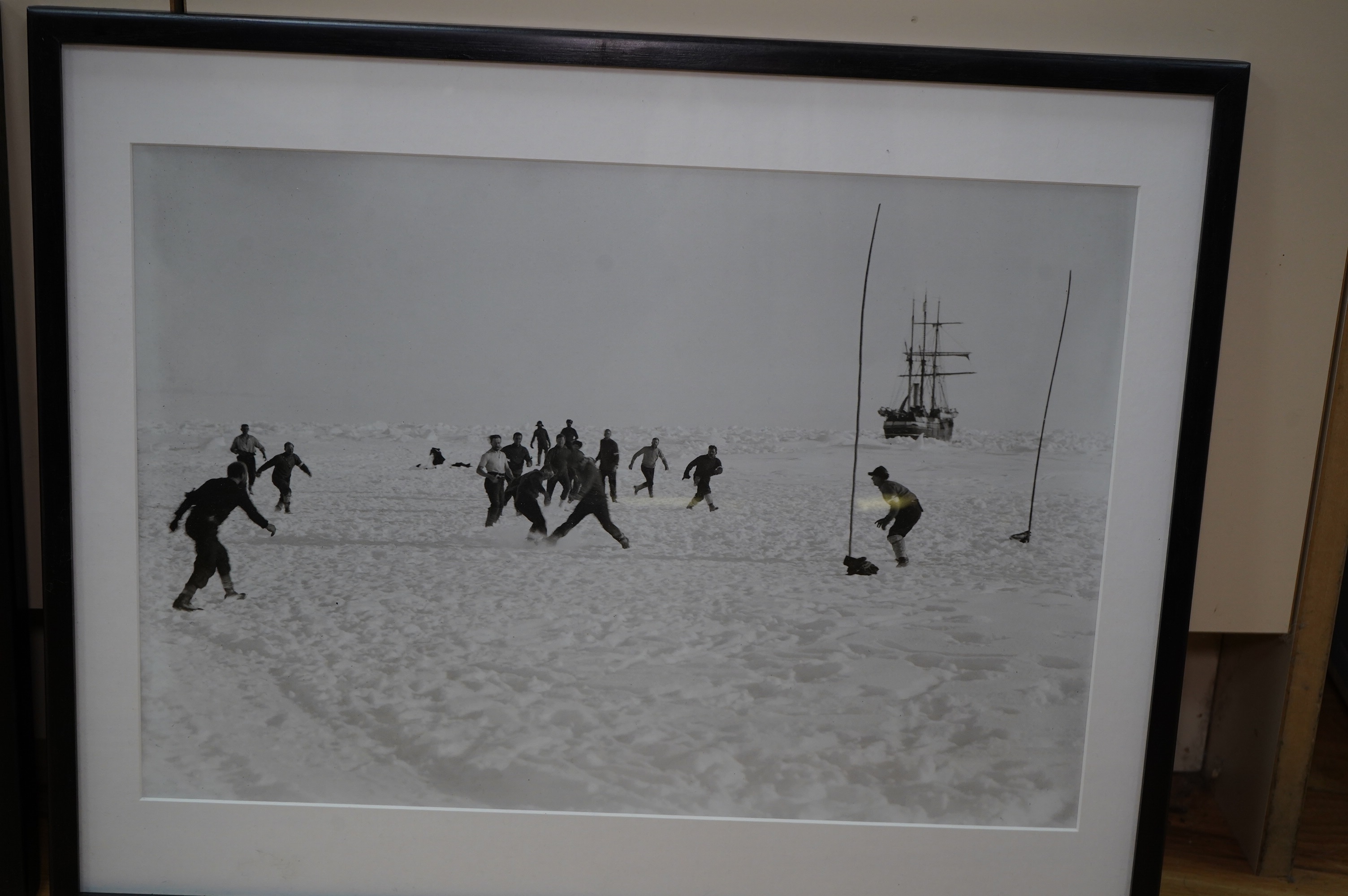 William Shackleton (1872–1933), collection of black and white photographic prints, archive photos and two etchings (Beamsley) including 'Portrait of my wife', some signed and inscribed in pencil, largest 40 x 34cm. Condi